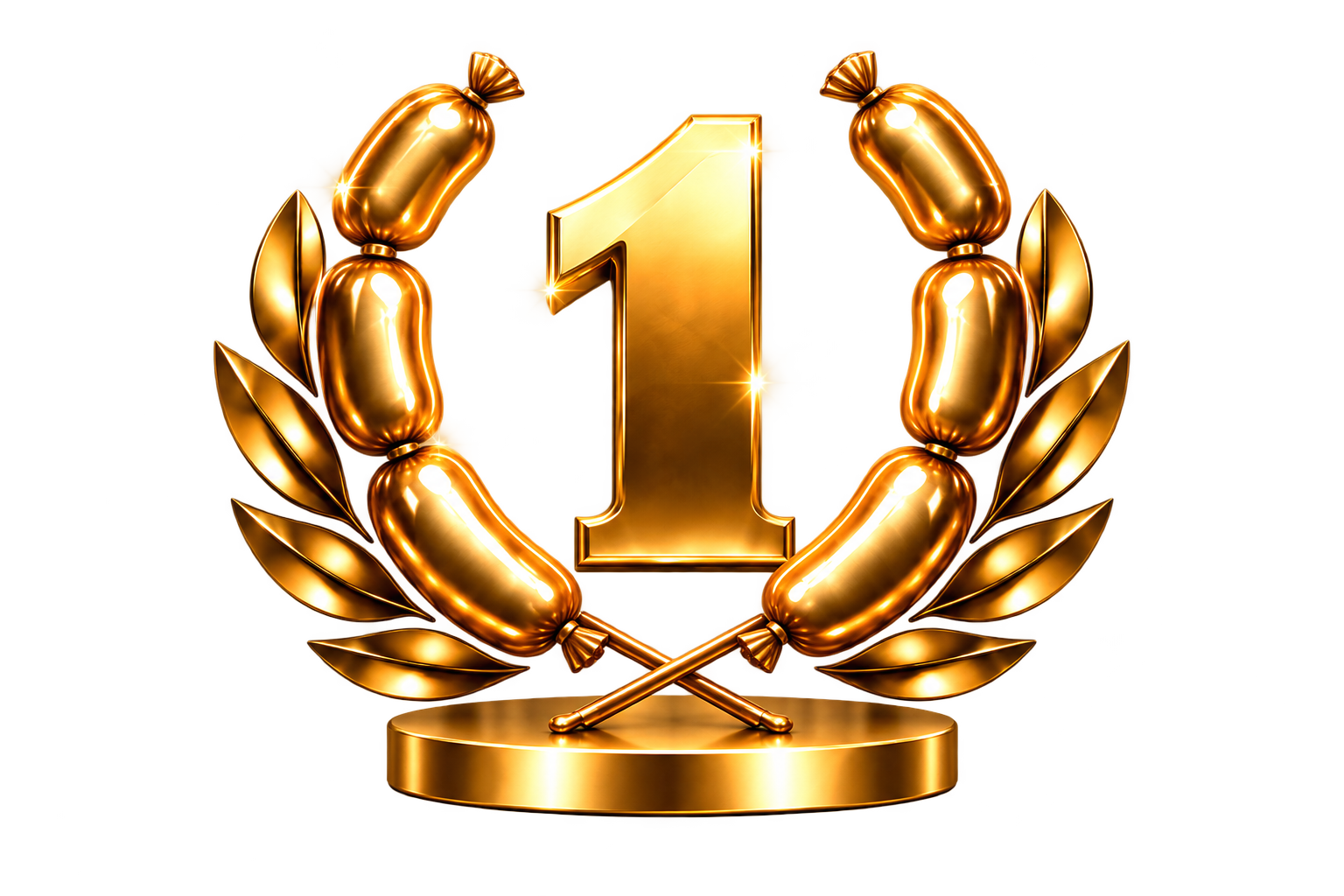 Goldene Mettwurst 2026 Gewinner-Abzeichen